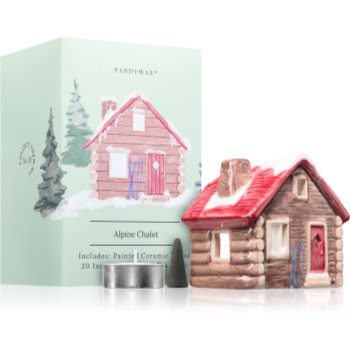 Paddywax Ceramic Houses Alpine Chalet set cadou