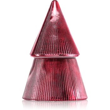 Paddywax Stacked Tree Red Ribbed Mercury lumânare parfumată