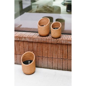 PAJU Rust Sand lumânare pentru exterior 18x25 cm