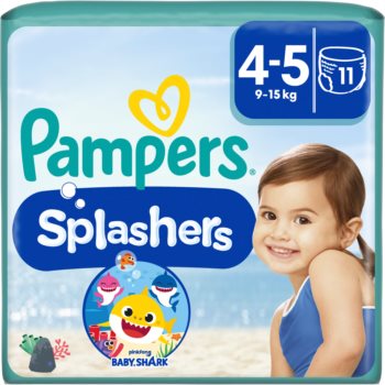 Pampers Splashers 4-5 scutec tip slip pentru înot, de unică folosință notino.ro