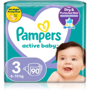 Pampers Active Baby Size 3 scutece de unică folosință