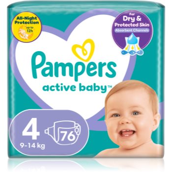 Pampers Active Baby Size 4 scutece de unică folosință