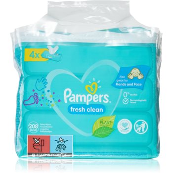 Pampers Fresh Clean servetele delicate pentru copii pentru piele sensibila notino.ro