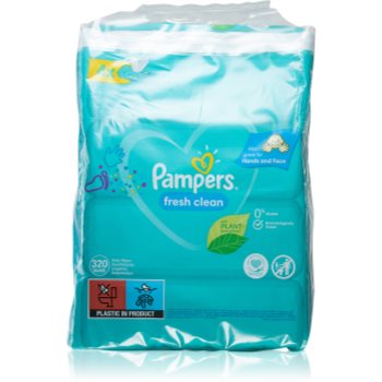 Pampers Fresh Clean XXL Servetele umede pentru copii pentru piele sensibila image