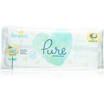 Pampers Pure Protection Coconut servetele delicate pentru copii pentru piele sensibila notino.ro imagine