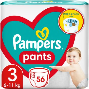 Pampers Active Baby Pants Size 3 scutece de unică folosință tip chiloțel notino.ro