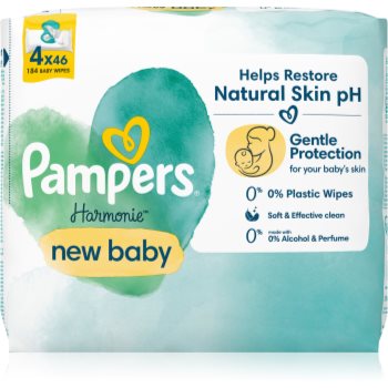 Pampers Harmonie New Baby Șervețele umede pentru copii