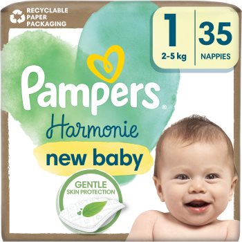 Pampers Harmonie Size 1 scutece de unică folosință