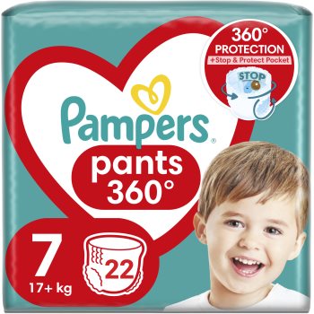 Pampers Pants Size 7 scutece de unică folosință tip chiloțel