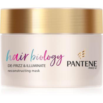 Pantene Hair Biology De-Frizz & Illuminate Masca de par pentru par uscat si vopsit Online Ieftin Notino