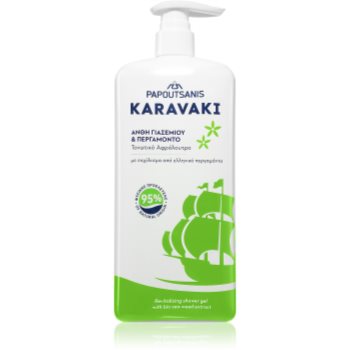 PAPOUTSANIS Karavaki Jasmin & Bergamot gel de duș