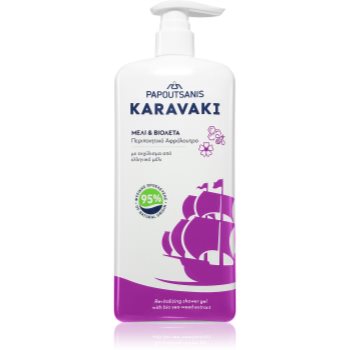 PAPOUTSANIS Karavaki Honey & Violet gel de duș