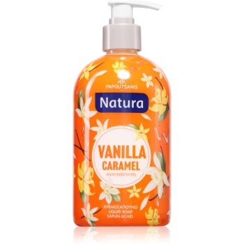 PAPOUTSANIS Natura Vanilla Caramel săpun lichid