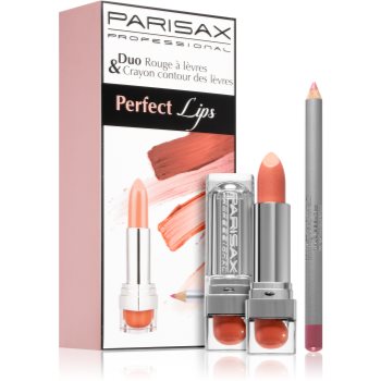Parisax perfect lips duo set cosmetice decorative nude (de buze)