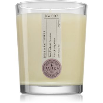 Parks london home rose & patchouli lumânare parfumată