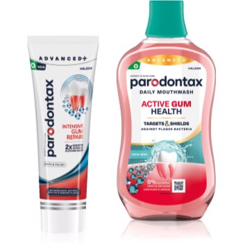 Parodontax Intensive Gum Repair White & Active Gum Health набір для зубів