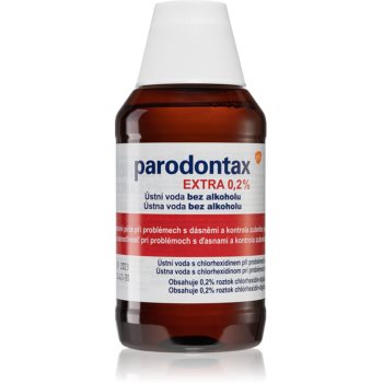 Parodontax Extra 0,2% Apa de gura impotriva placii dentare si a gingivitei. fară alcool notino.ro