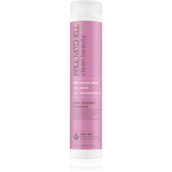 Paul Mitchell Clean Beauty Color Protect Shampoo sampon violet pentru păr în nuanțe reci de blond, decolorat sau șuvițat