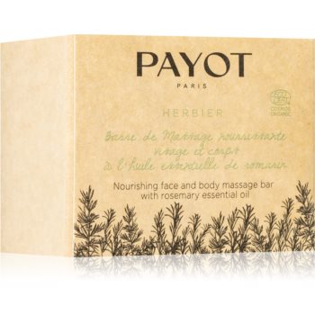 Payot Herbier Nourishing Face and Body Massage Bar Sapun natural notino.ro imagine