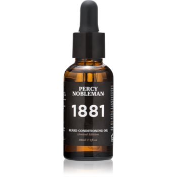 Percy Nobleman Beard Conditioning Oil 1881 balsam nutritiv cu ulei, pentru barbă 1881 imagine noua