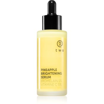 two cosmetics Pineapple ser facial cu efect iluminator cu vitamina C