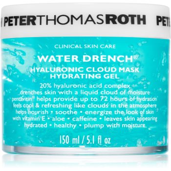 Peter Thomas Roth Water Drench Hyaluronic Cloud Mask Hydrating Gel Masca Gel Hidratanta Cu Acid Hialuronic