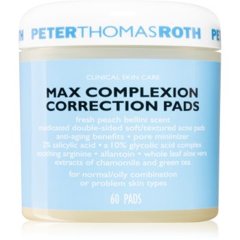 Peter thomas roth max complexion dischete demachiante pentru netezirea pielii si inchiderea porilor