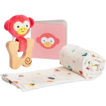Petit Collage Little Monkey set cadou pentru bebeluși