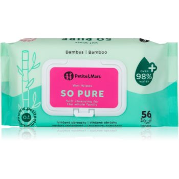 Petite&Mars So Pure șervețele umede pentru copii