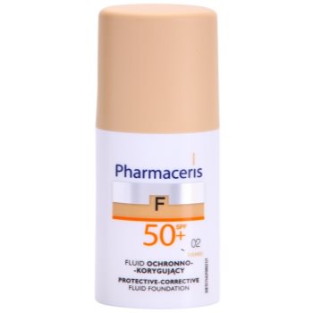 Pharmaceris F-Fluid Foundation capac de protectie pentru machiaj SPF 50+