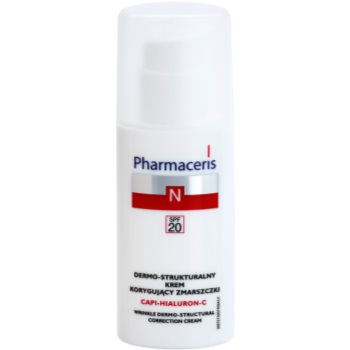 Pharmaceris N-Neocapillaries Capi-Hyaluron-C crema antirid cu efect de refacere a densitatii pielii pentru piele sensibila cu tendinte de inrosire