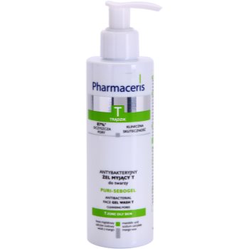 Pharmaceris T-Zone Oily Skin Puri-Sebogel gel de curățare pentru ten acneic