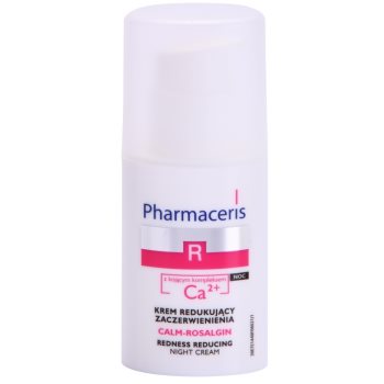 Pharmaceris R-Rosacea Calm-Rosalgin crema de noapte cu efect calmant pentru piele sensibila cu tendinte de inrosire