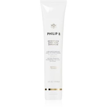 Philip B. Weightless Mega Curl crema styling pentru par ondulat si cret