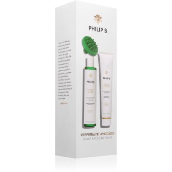 Philip B. Peppermint Avocado Scalp Invigorating Kit set pentru păr