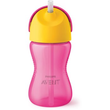 Philips Avent Cup with Straw ceasca cu pai flexibil 12+ Girl