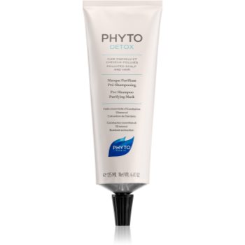 Phyto Detox mască de curățare înainte de spălare pentru păr expus la poluare notino.ro