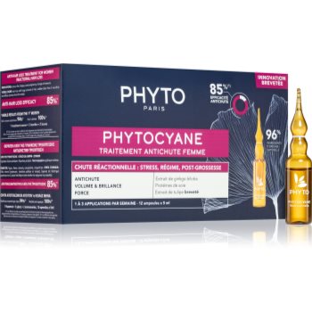 Phyto Phytocyane Women Treatment tratament pentru stimularea creșterii părului și anti-cădere