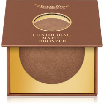 Pierre René Contouring Matte Bronzer paleta pentru bronzare pentru ochi