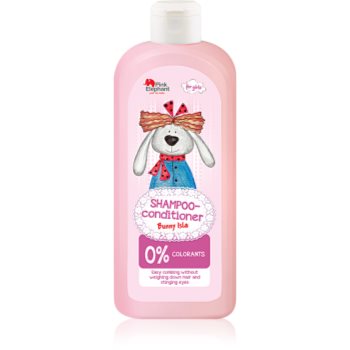 Pink Elephant Bunny Isla sampon si balsam 2 in 1 pentru copii