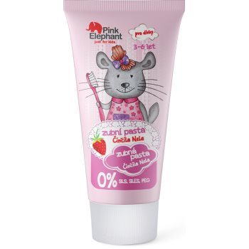 Pink elephant girls pastă de dinți pentru copii