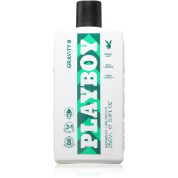 Playboy Gravity 0 gel de duș 3 in 1 pentru bărbați