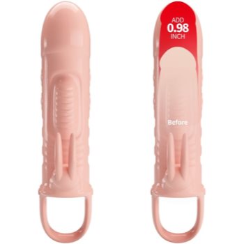 PRETTY LOVE Sloane Sleeve Rabbit extensie pentru penis vibrator - 1 | YEO