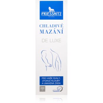 Priessnitz Cooling gel De Luxe gel pentru masaj cu efect rece muschii si articulatiile
