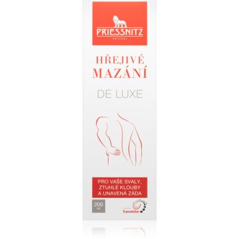 Priessnitz DeLuxe crema pentru masaj cu efect termogen