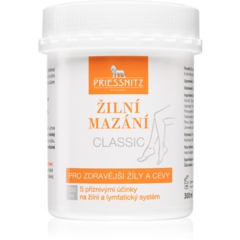 Priessnitz Classic crema pentru masaj cu efecte benefice asupra sistemelor venos și limfatic