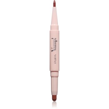 PUPA Milano Vamp! Creamy Duo помада та контурний олівець для губ 2 в 1 відтінок 016 - Warm Rose 0.8 гр
