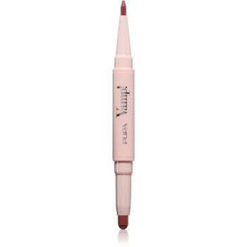 PUPA Milano Vamp! Creamy Duo помада та контурний олівець для губ 2 в 1 відтінок 017 Timeless Rose 0.8 гр