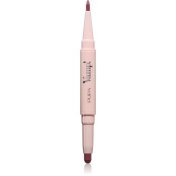 PUPA Milano Vamp! Creamy Duo помада та контурний олівець для губ 2 в 1 відтінок 018 Mauve Rose 0.8 гр