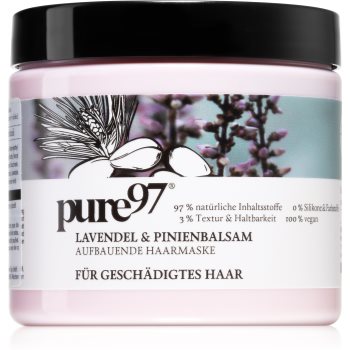 pure97 Lavendel & Pinienbalsam mască regeneratoare pentru părul deteriorat